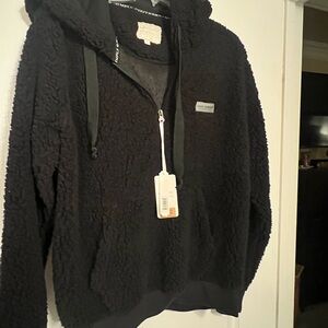 Simply Southern Black Sherpa Hoodie